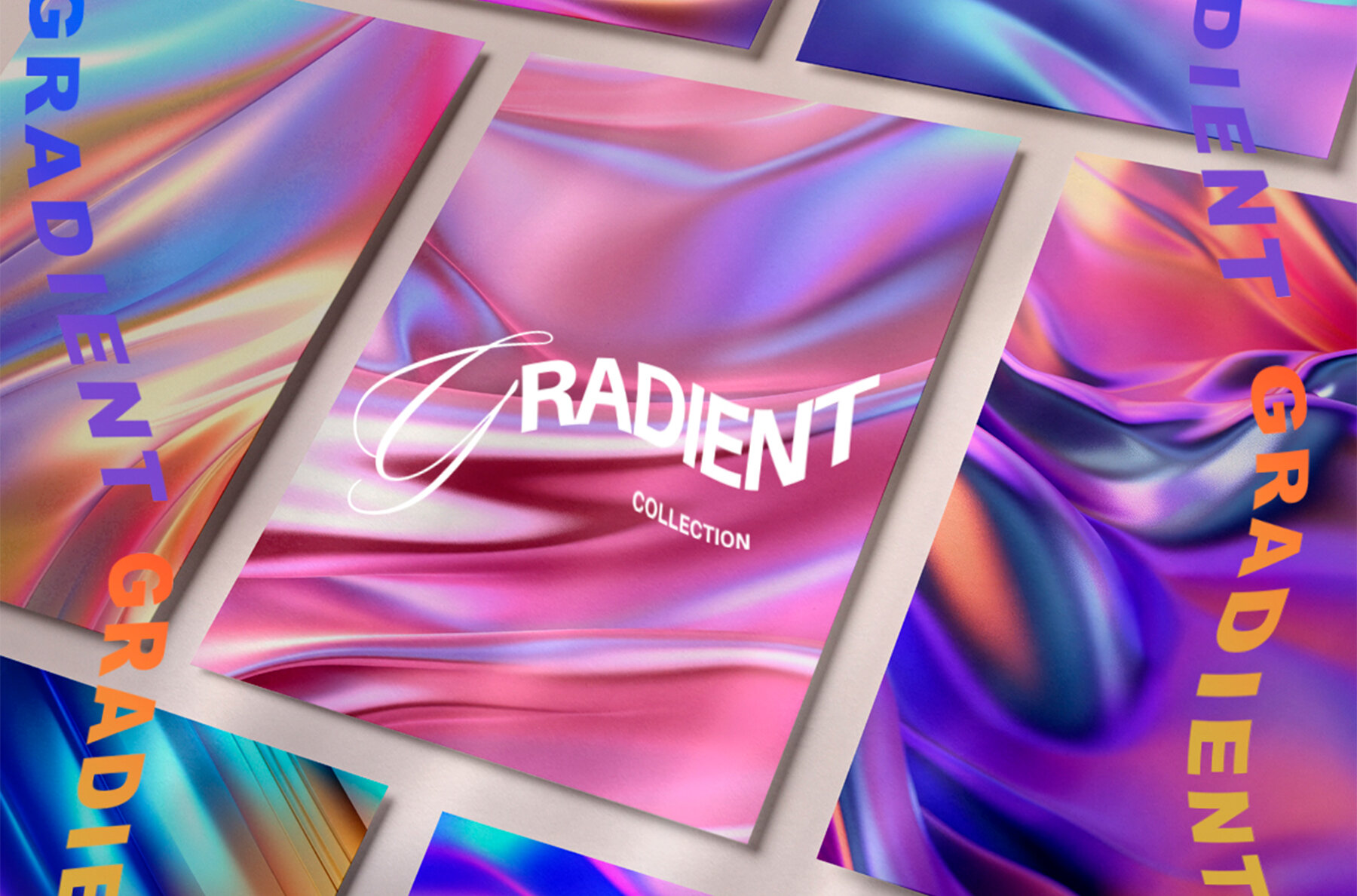 50 Iridescent Wavy Gradient Textures 13