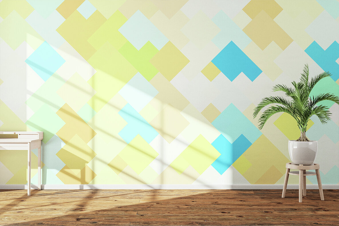 30 Colorful Squares Geometric Backgrounds 3