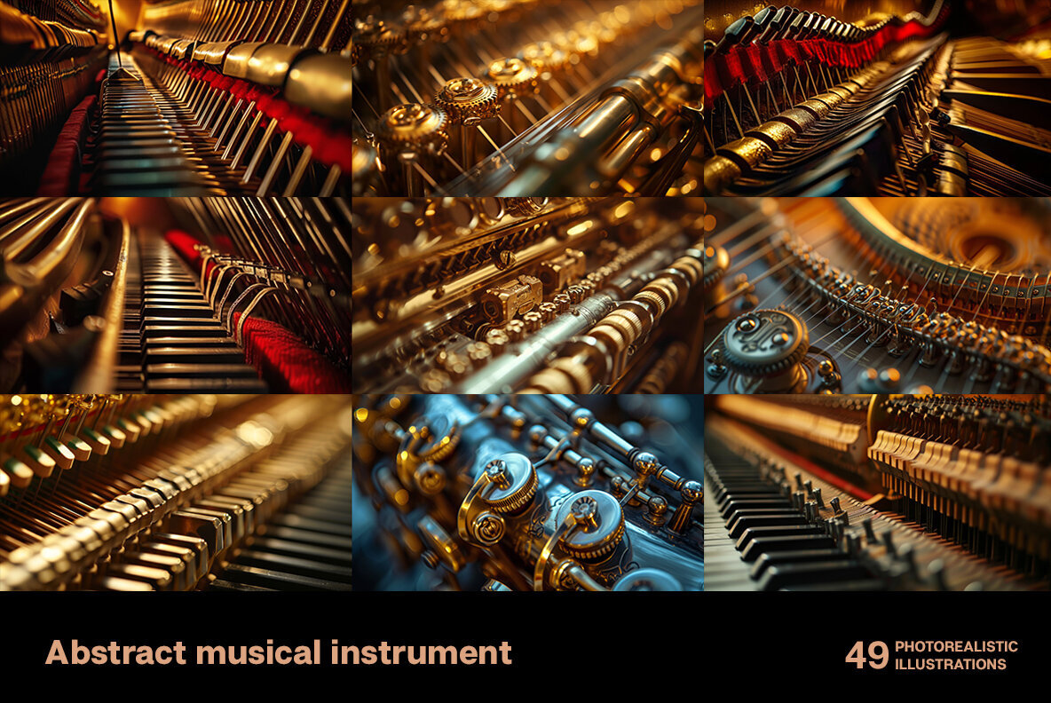 Abstract musical instruments 2