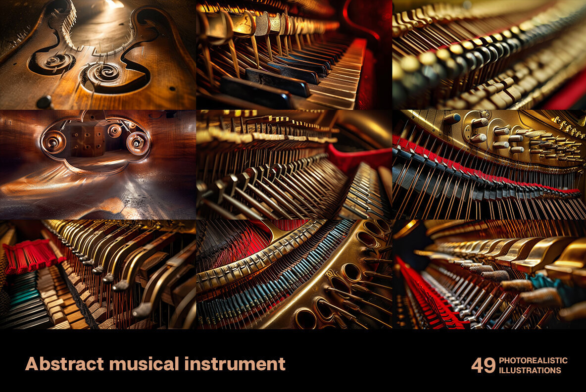 Abstract musical instruments 3