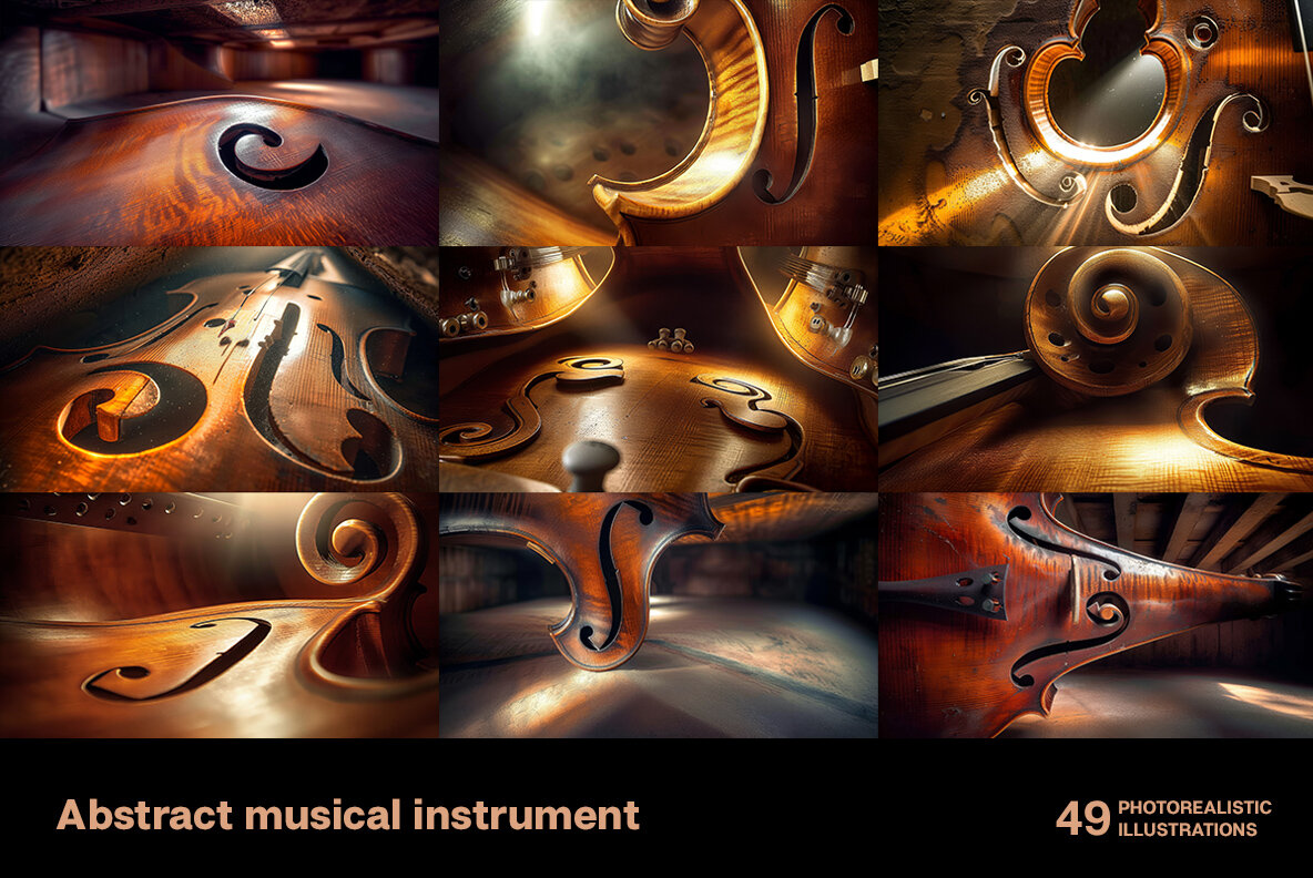Abstract musical instruments 4