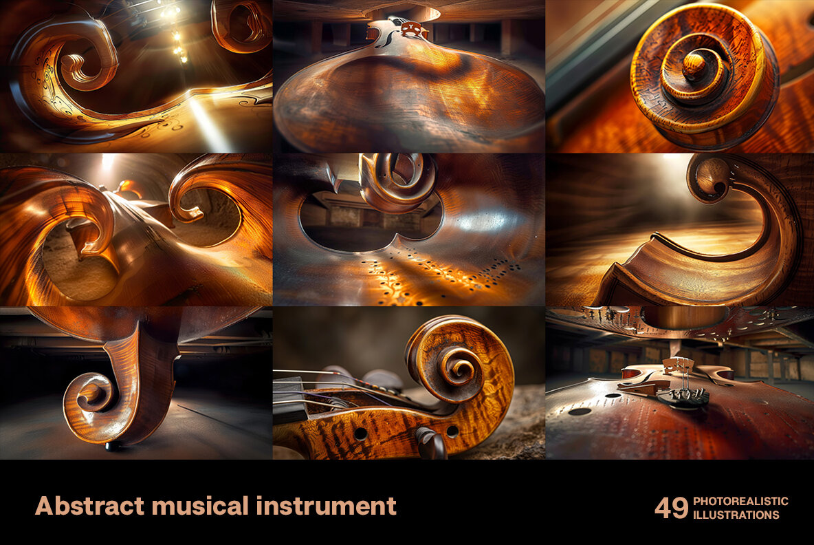 Abstract musical instruments 6