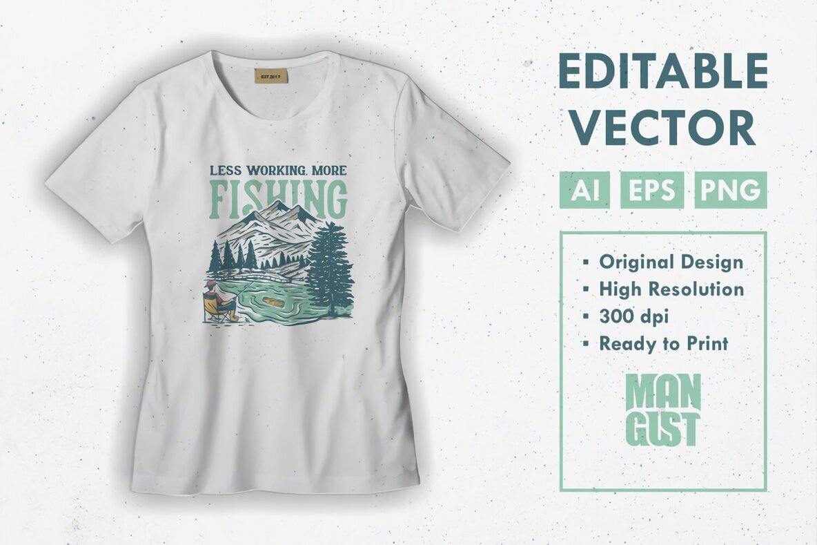 Less Working More Fishing 3