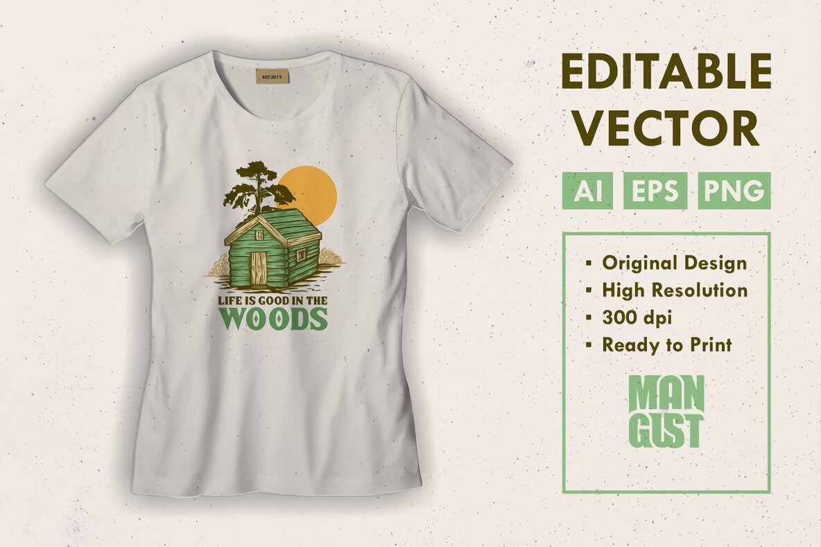 Life is Good in The Woods 3