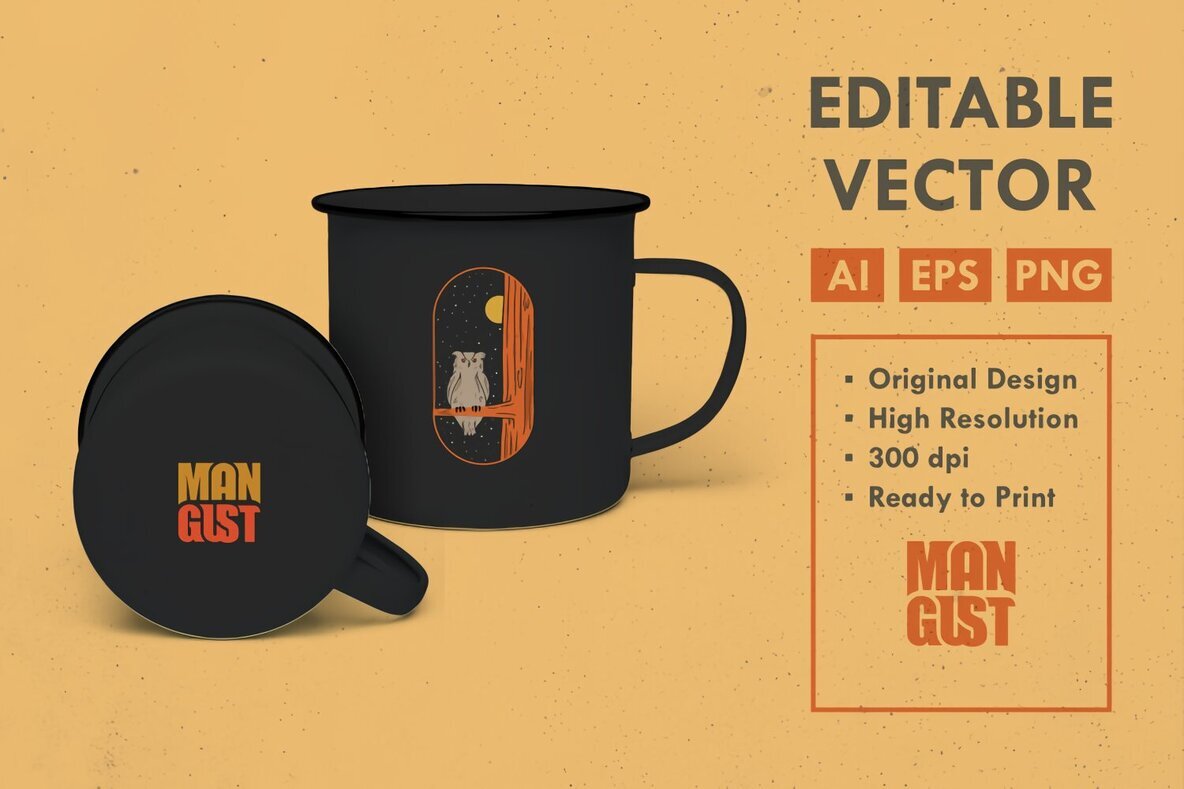 Owl on The Full Moon 2