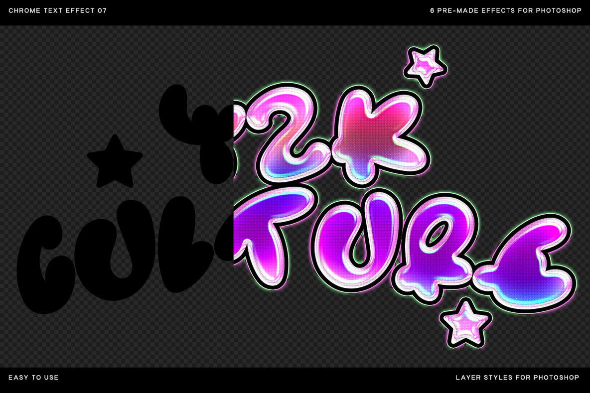 Chrome Text Effect 07   for Photoshop 3