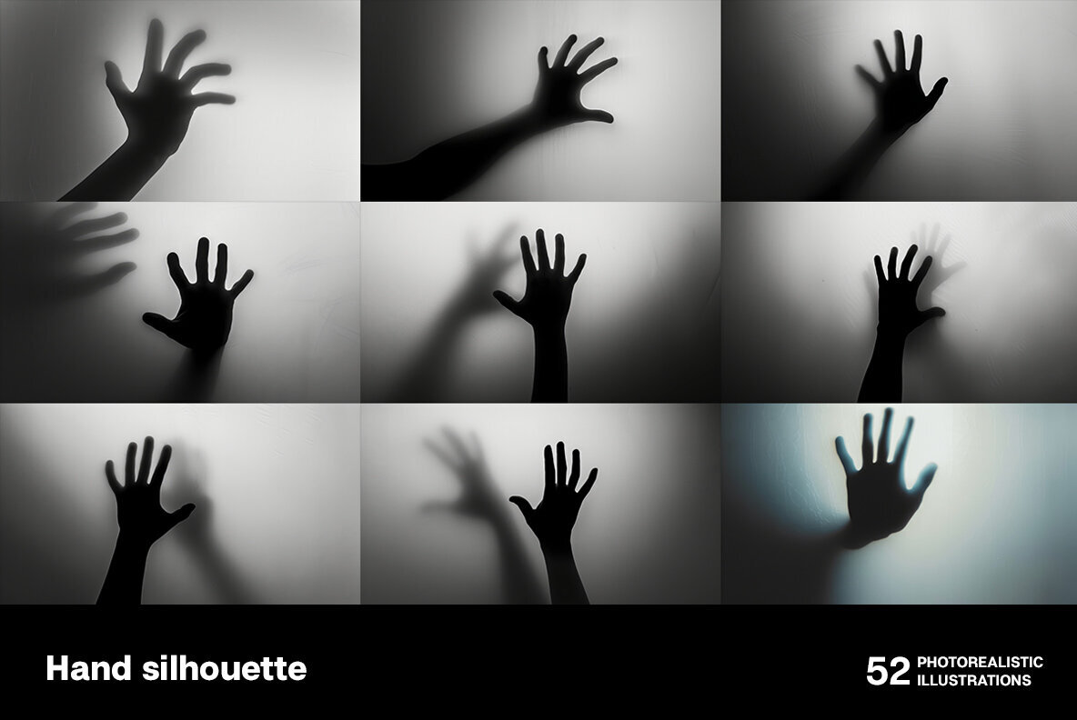 Hand silhouette 3