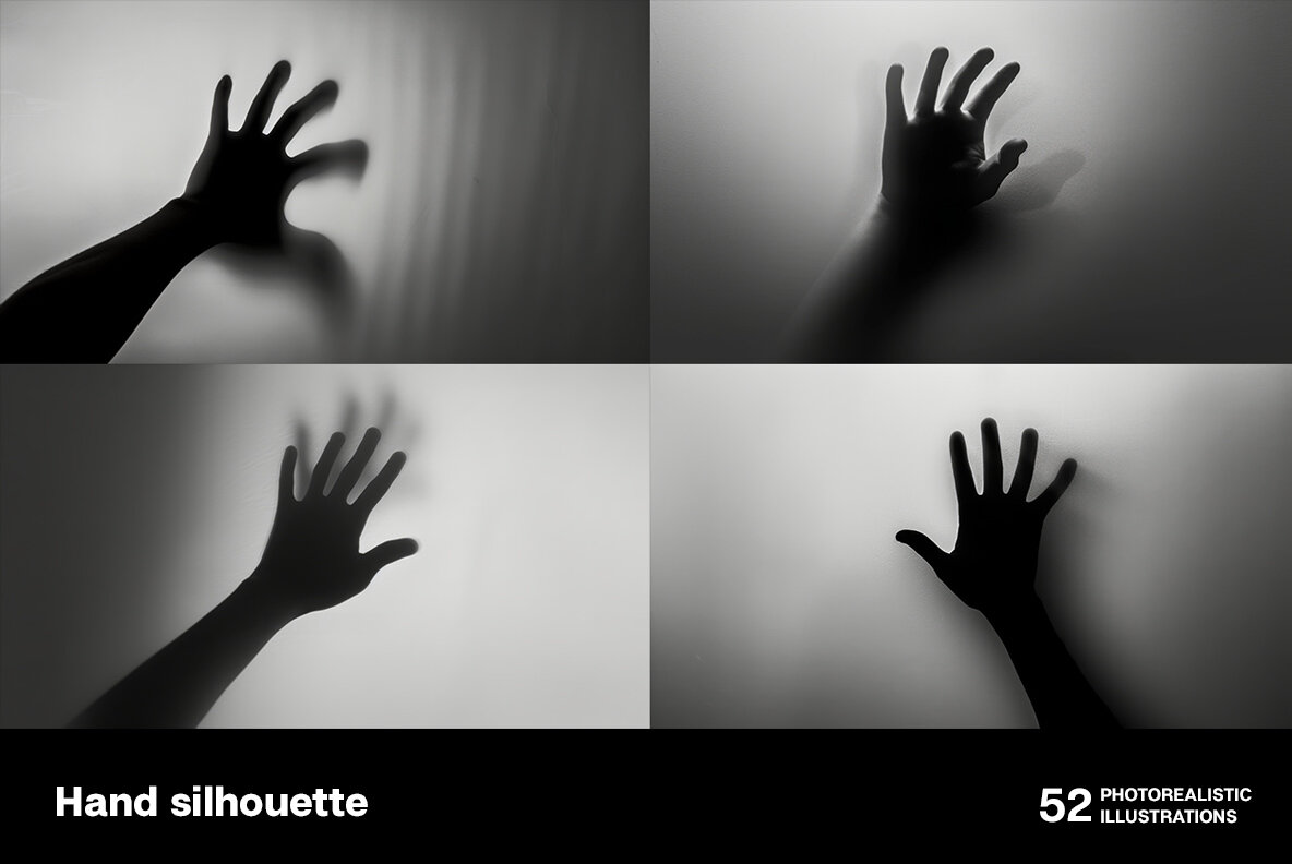 Hand silhouette 5