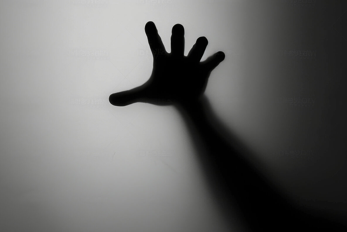 Hand silhouette 10