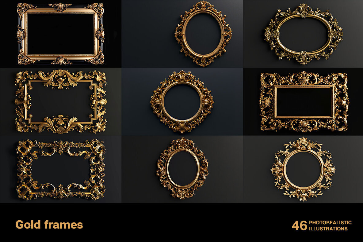 Gold frames 3