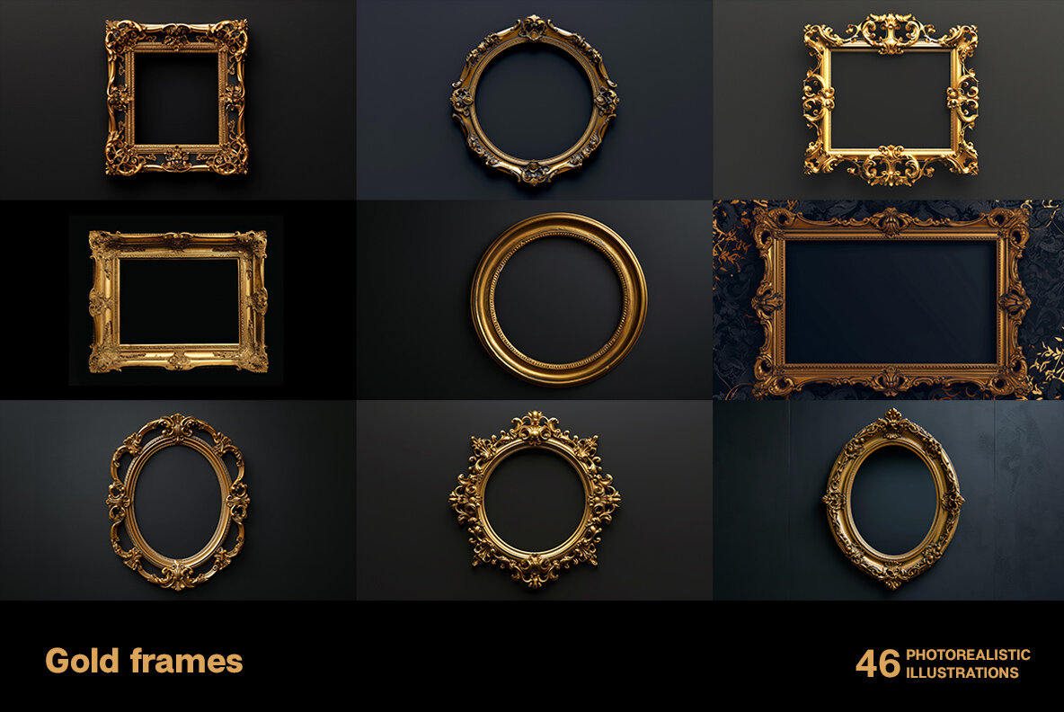 Gold frames 5