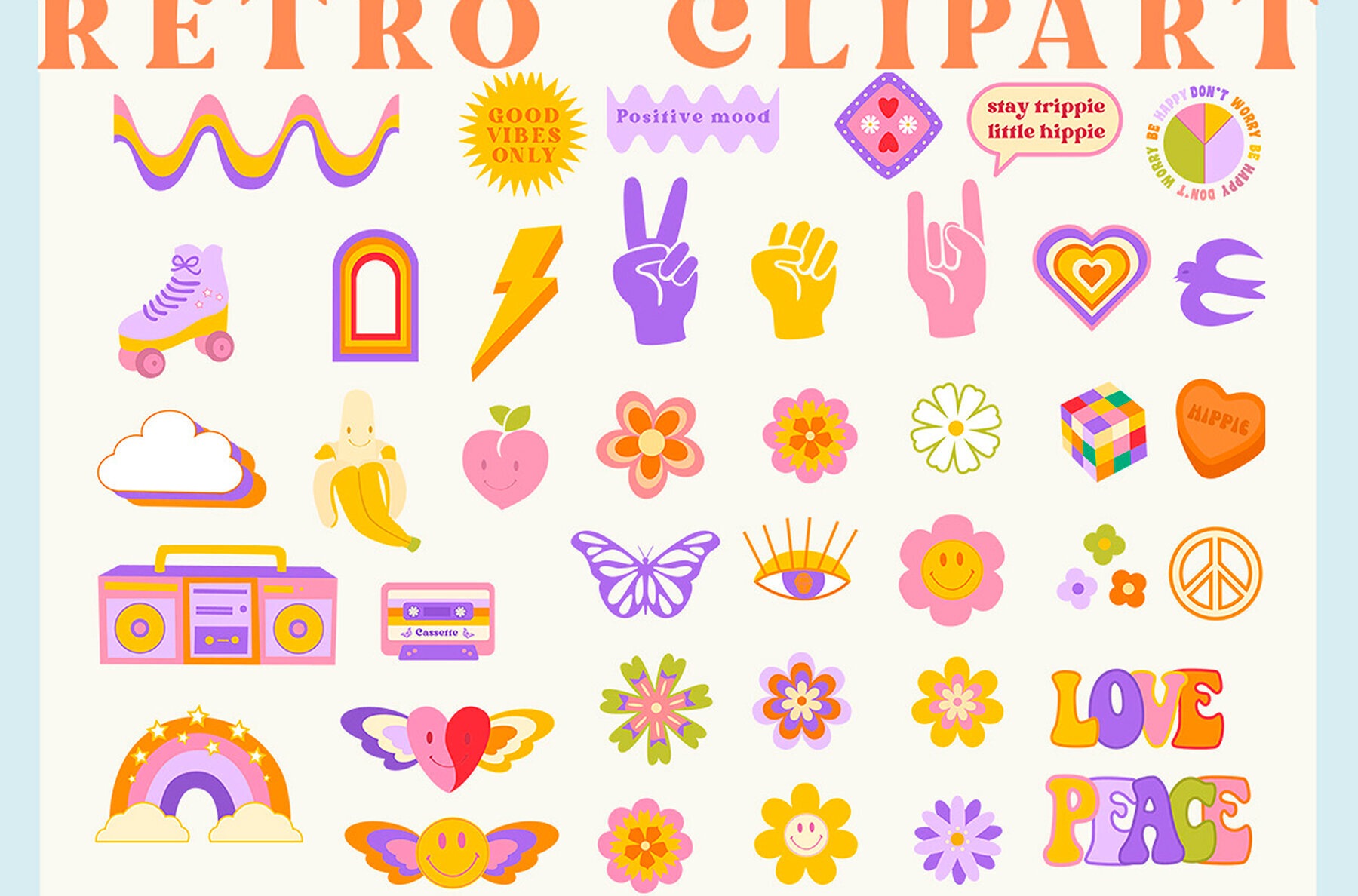 Retro Vibes Art 70s 90s 3