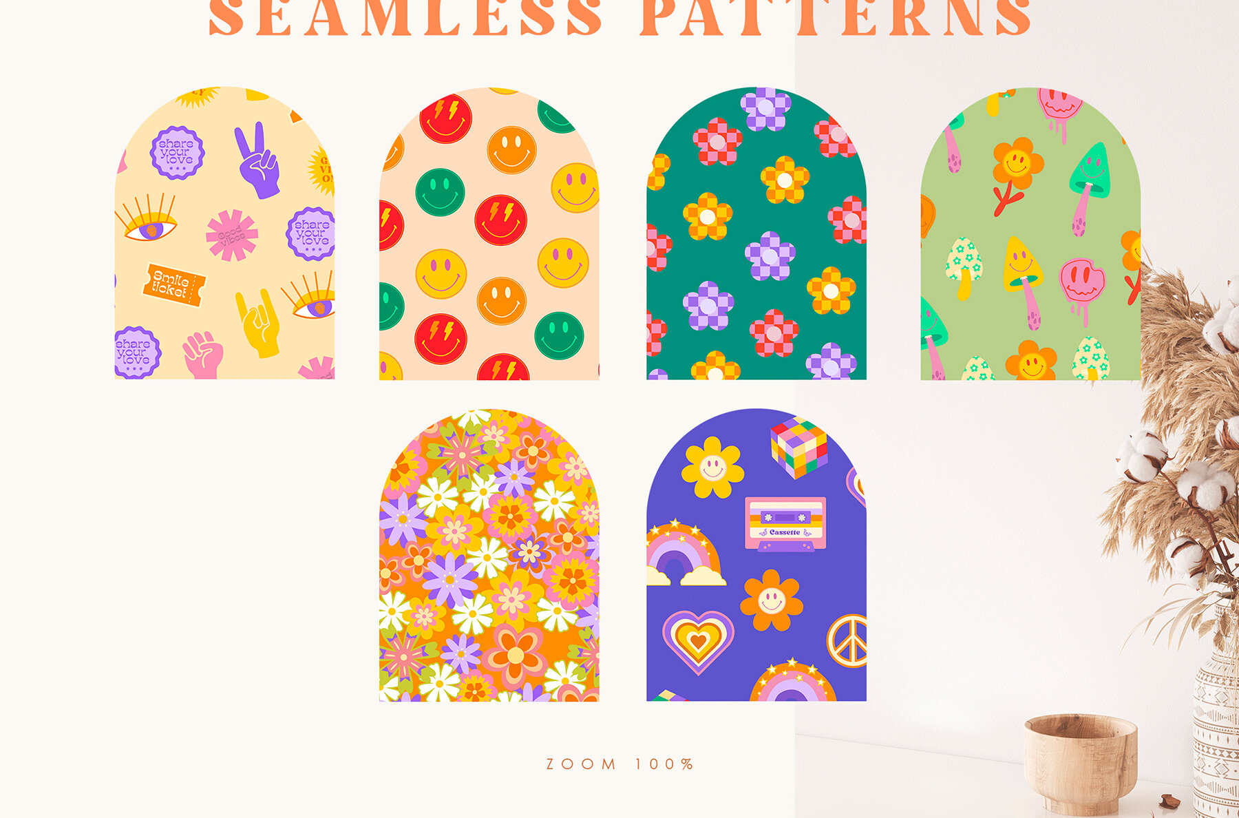 Retro Vibes Art 70s 90s 12