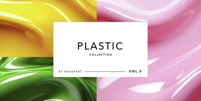 50 Melted Plastic Backgrounds