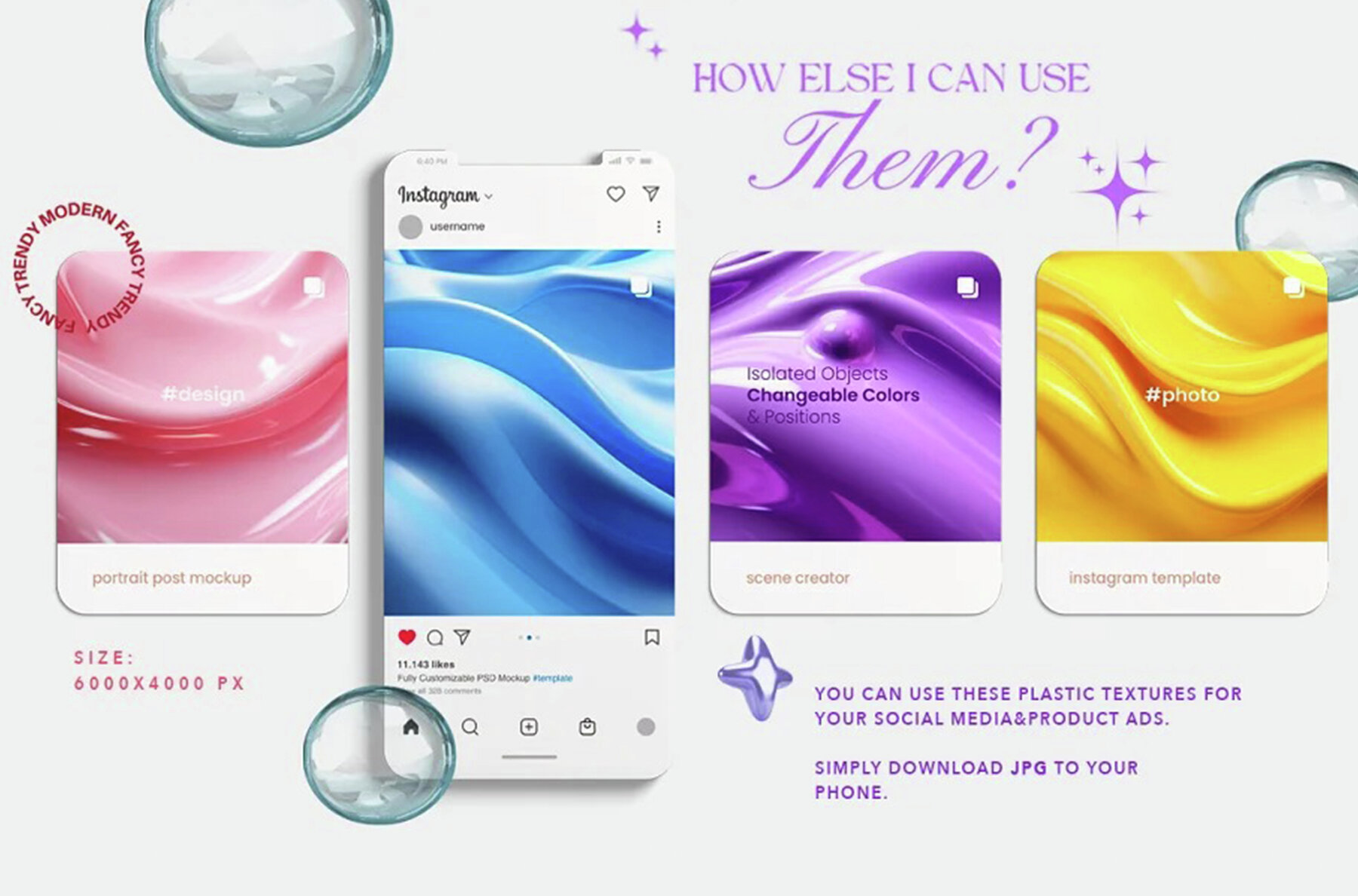 50 Melted Plastic Backgrounds 5