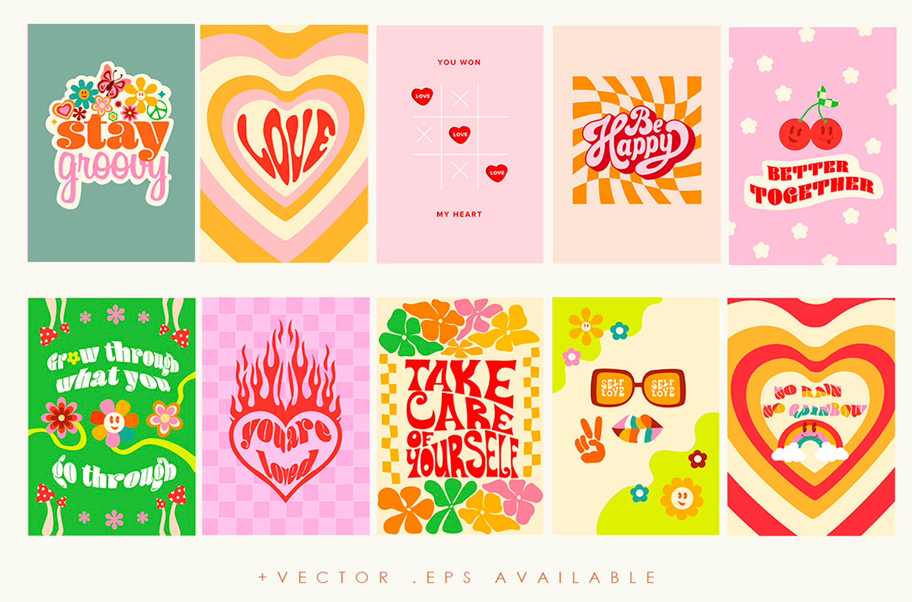 Retro Vibes Art 70s 90s Vol 2 6