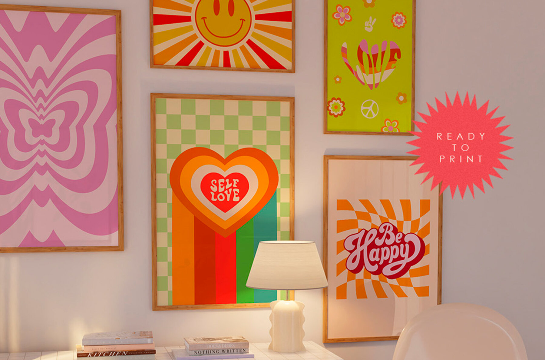 Retro Vibes Art 70s 90s Vol 2 9