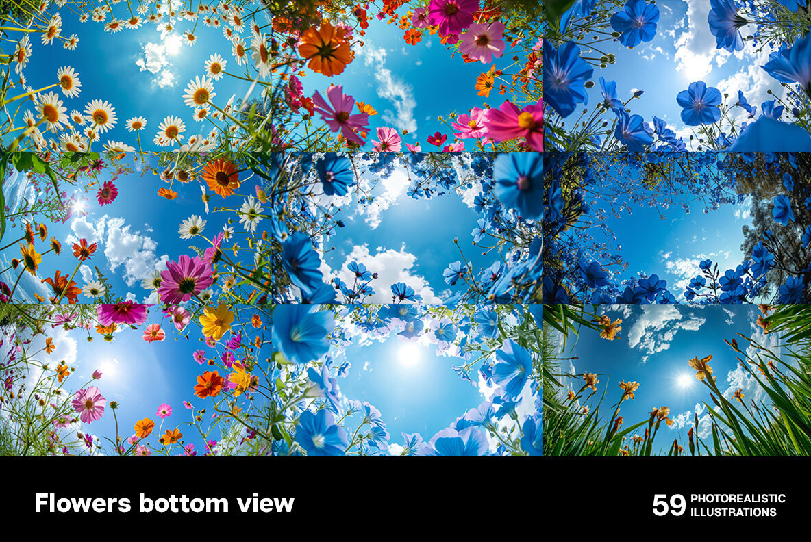 Flowers bottom view 2