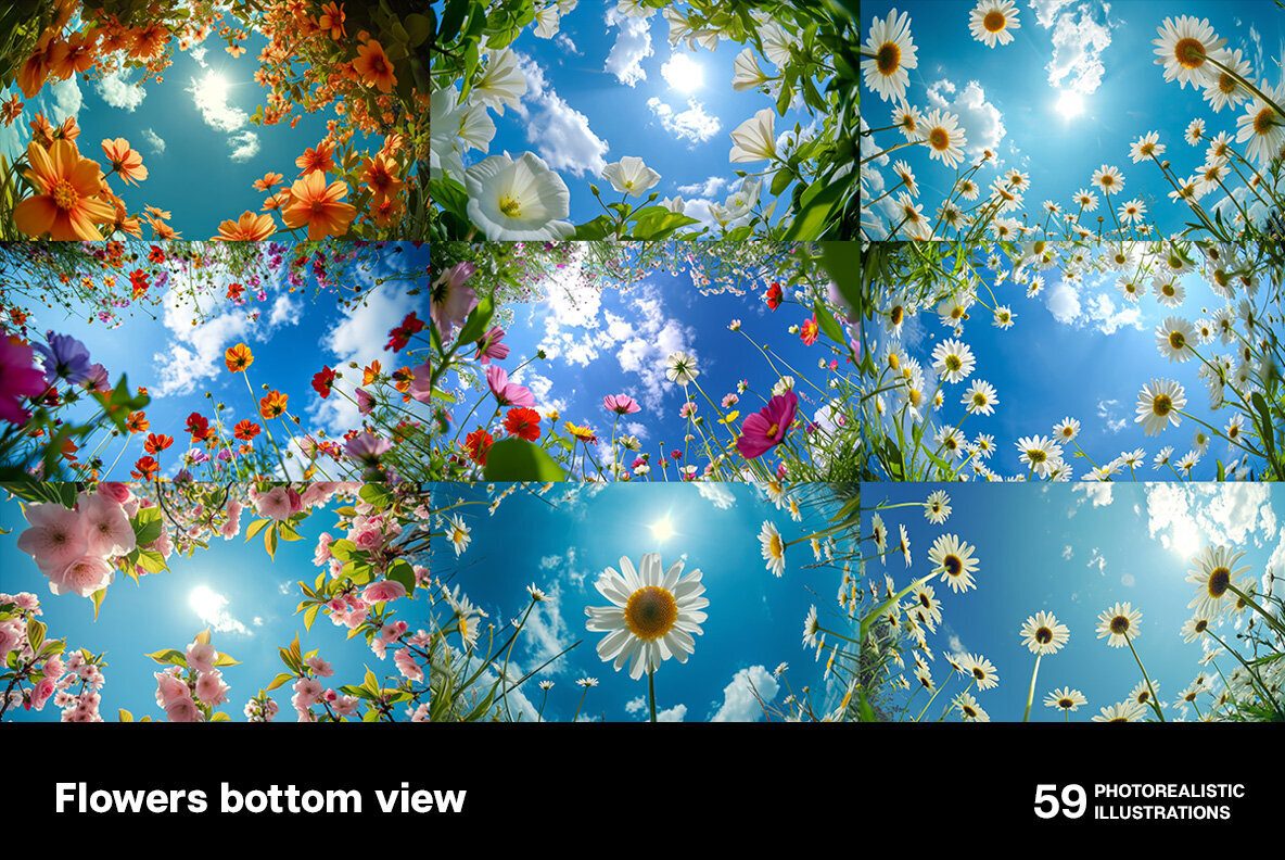 Flowers bottom view 3