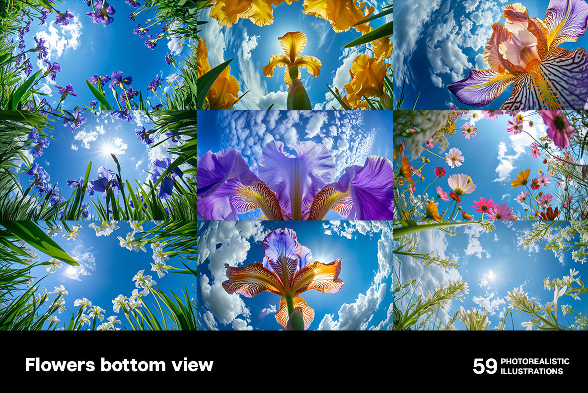 Flowers bottom view 4