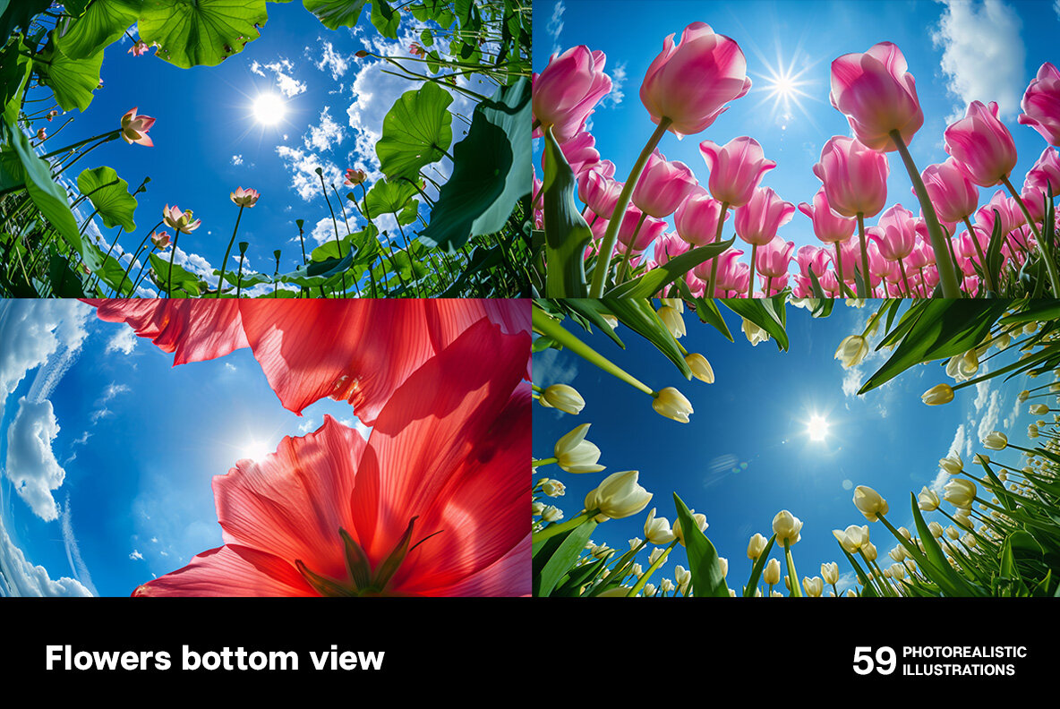 Flowers bottom view 8