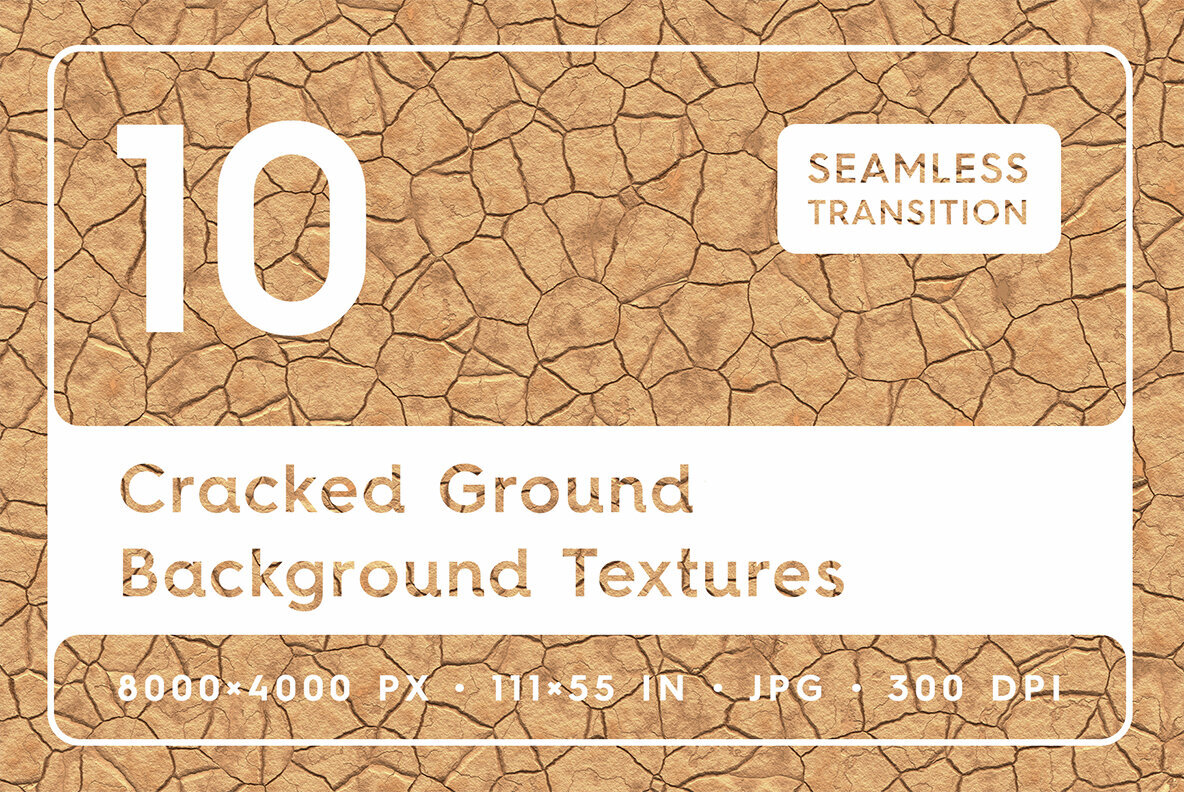 10 Cracked Ground Background Textures 1
