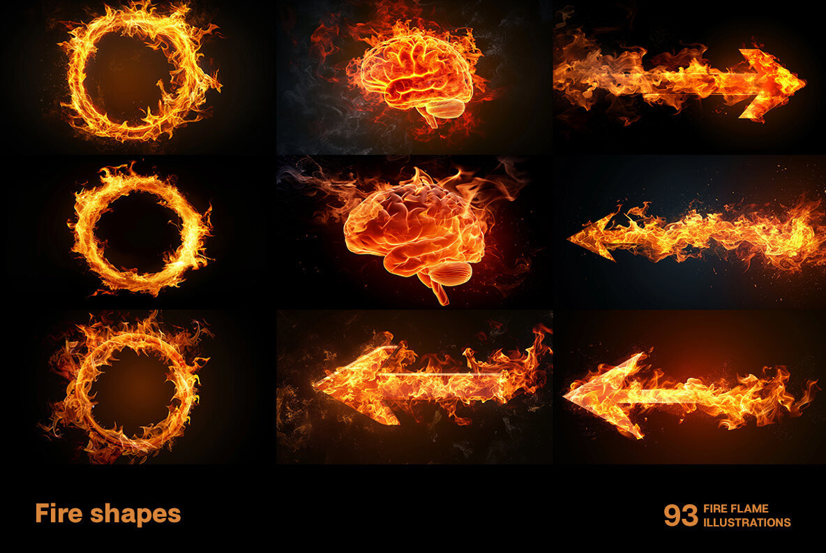 Fire shapes 3