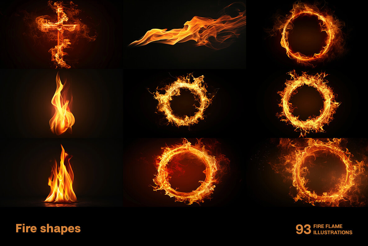 Fire shapes 4
