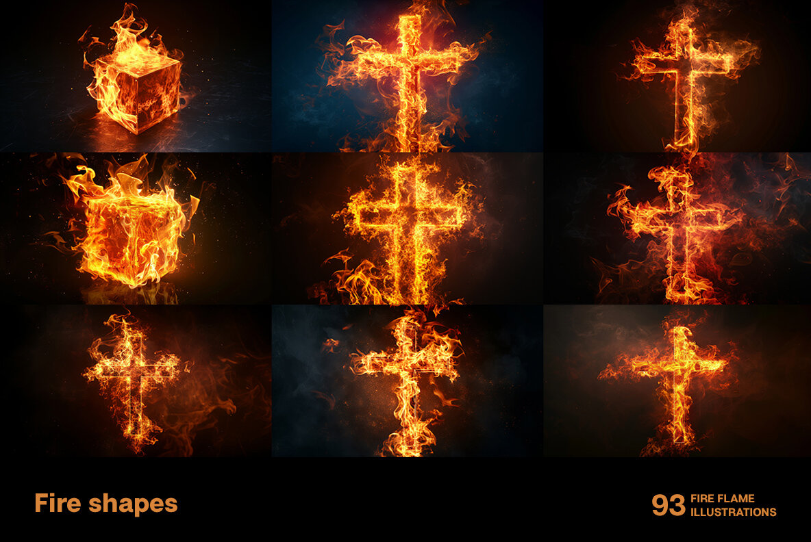 Fire shapes 5