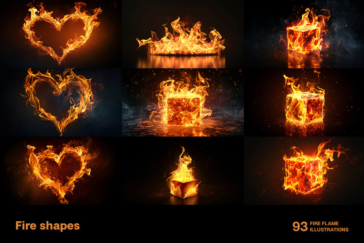 Fire shapes 6