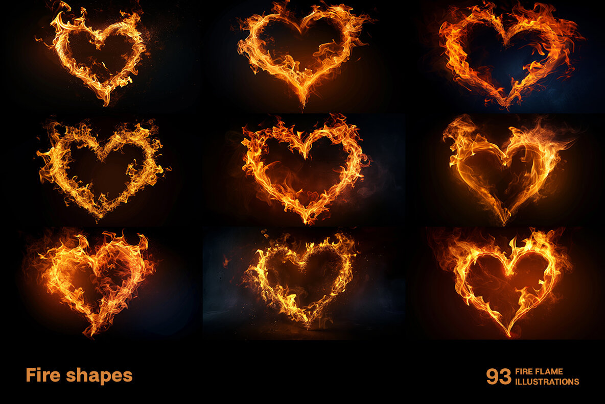 Fire shapes 7