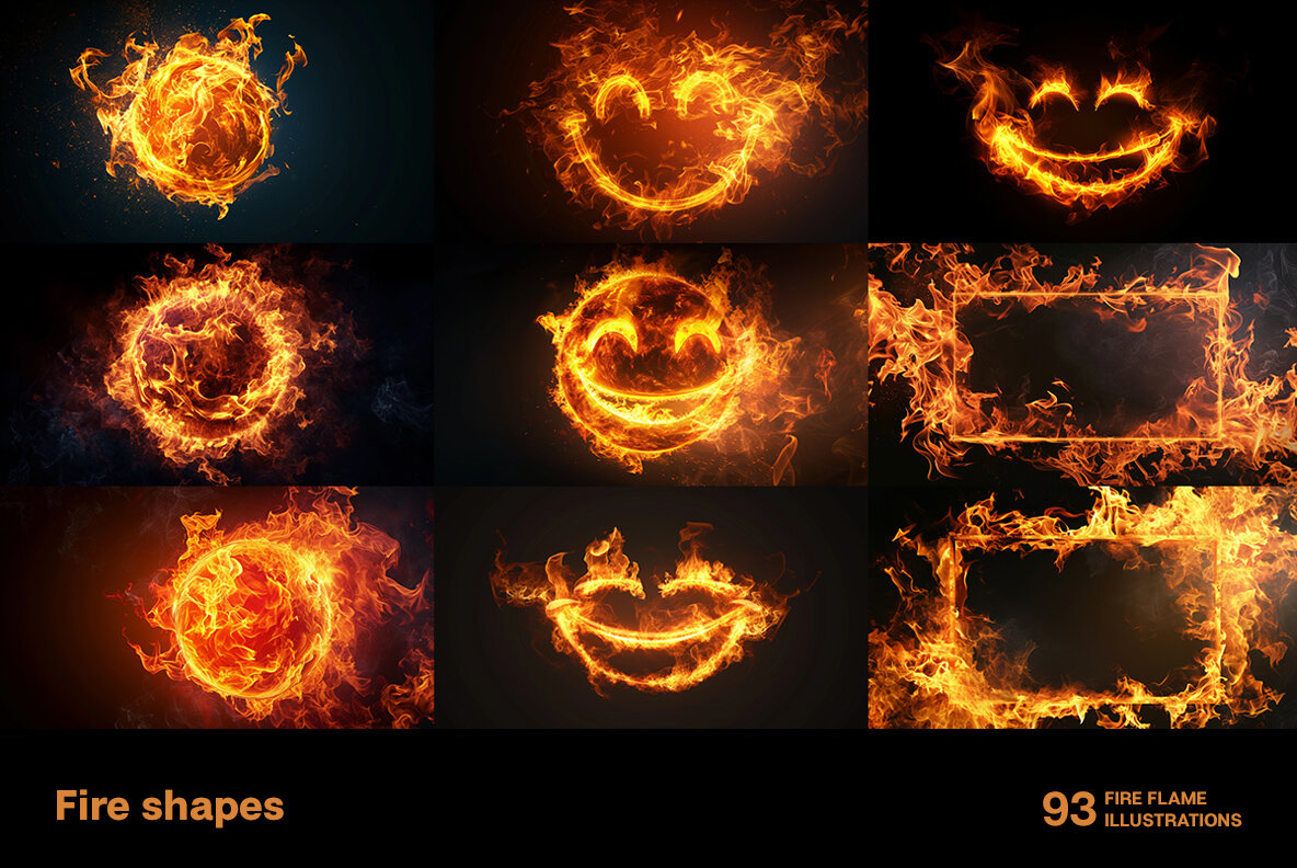 Fire shapes 9