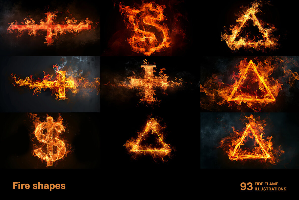 Fire shapes 11