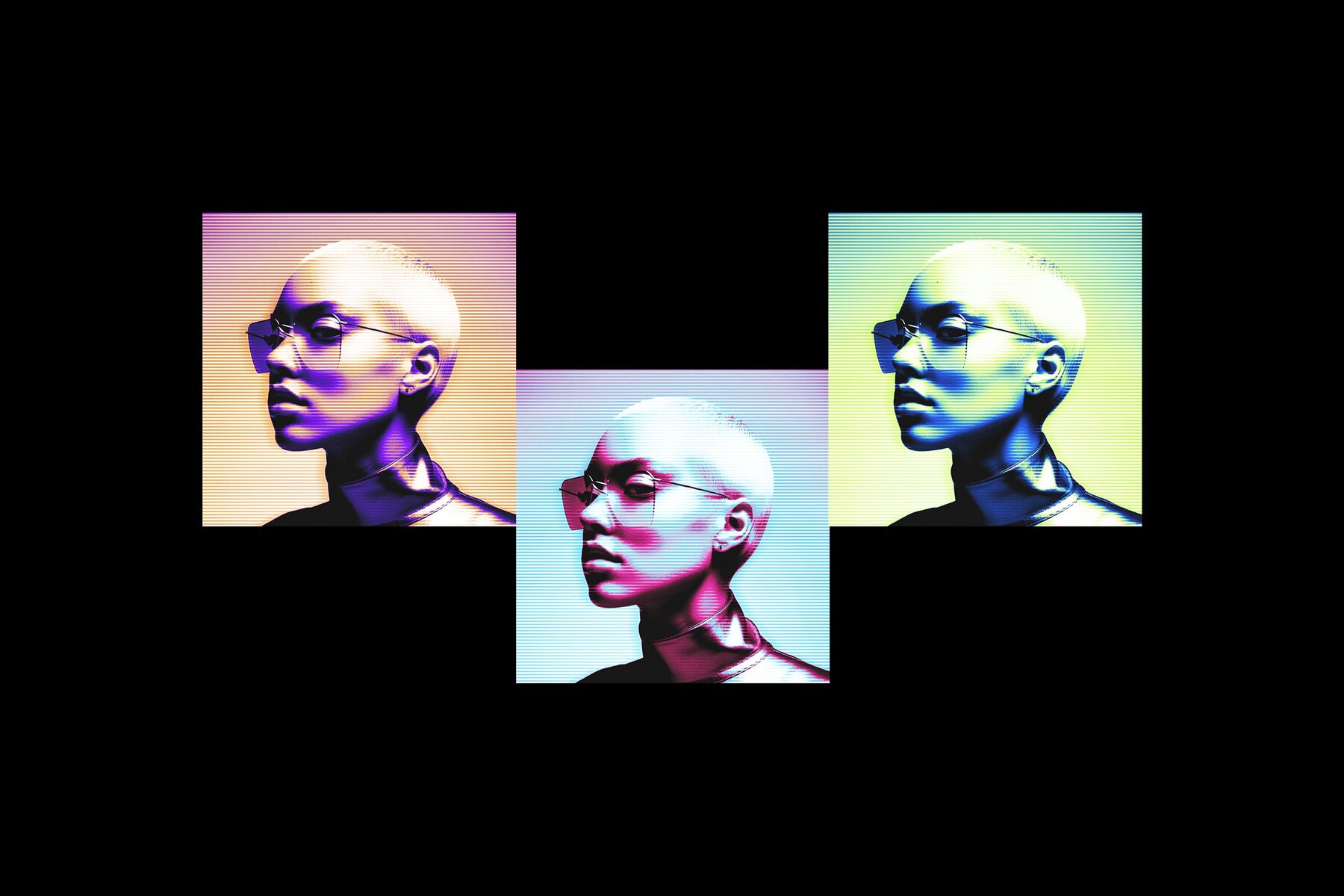 Screen Lines Photo Effect 4