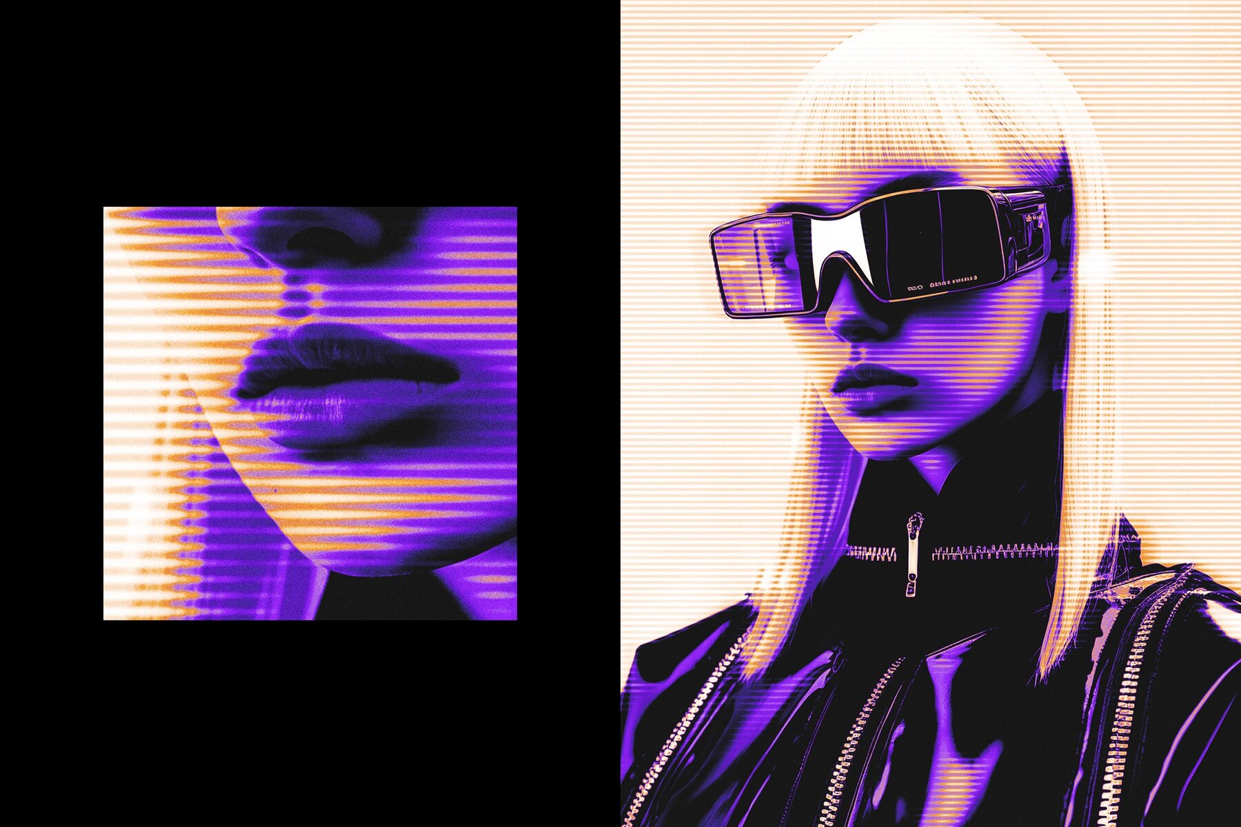 Screen Lines Photo Effect 5