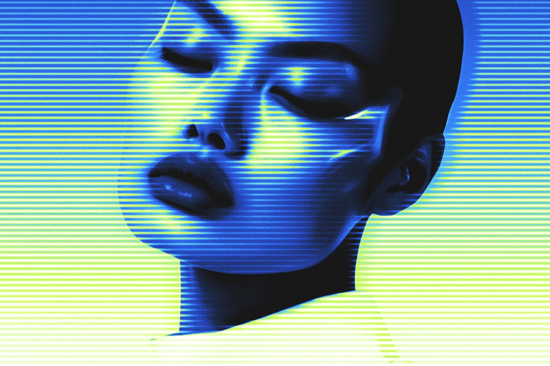 Screen Lines Photo Effect 6