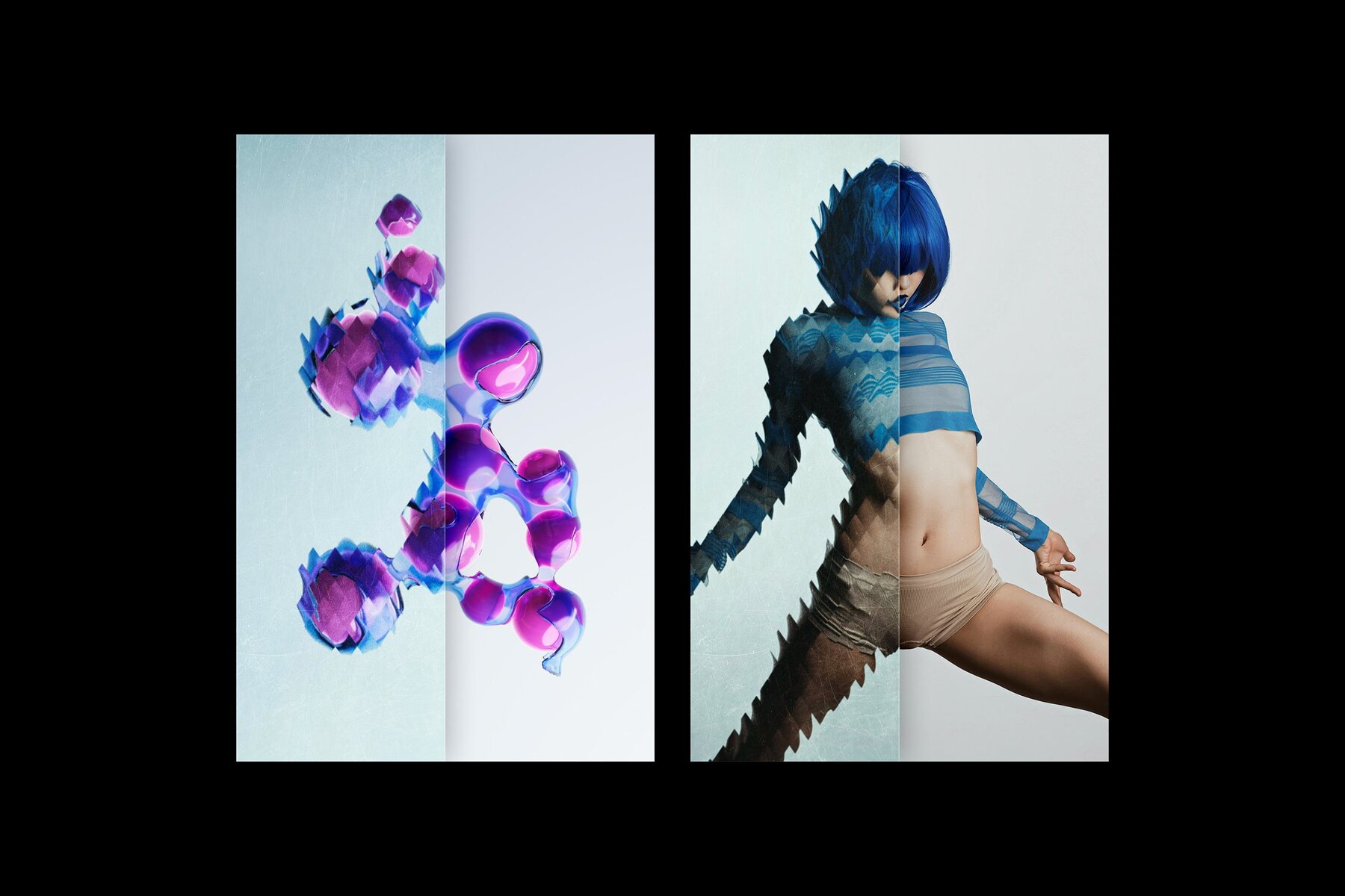 Patterned Glass Photo Effect 5