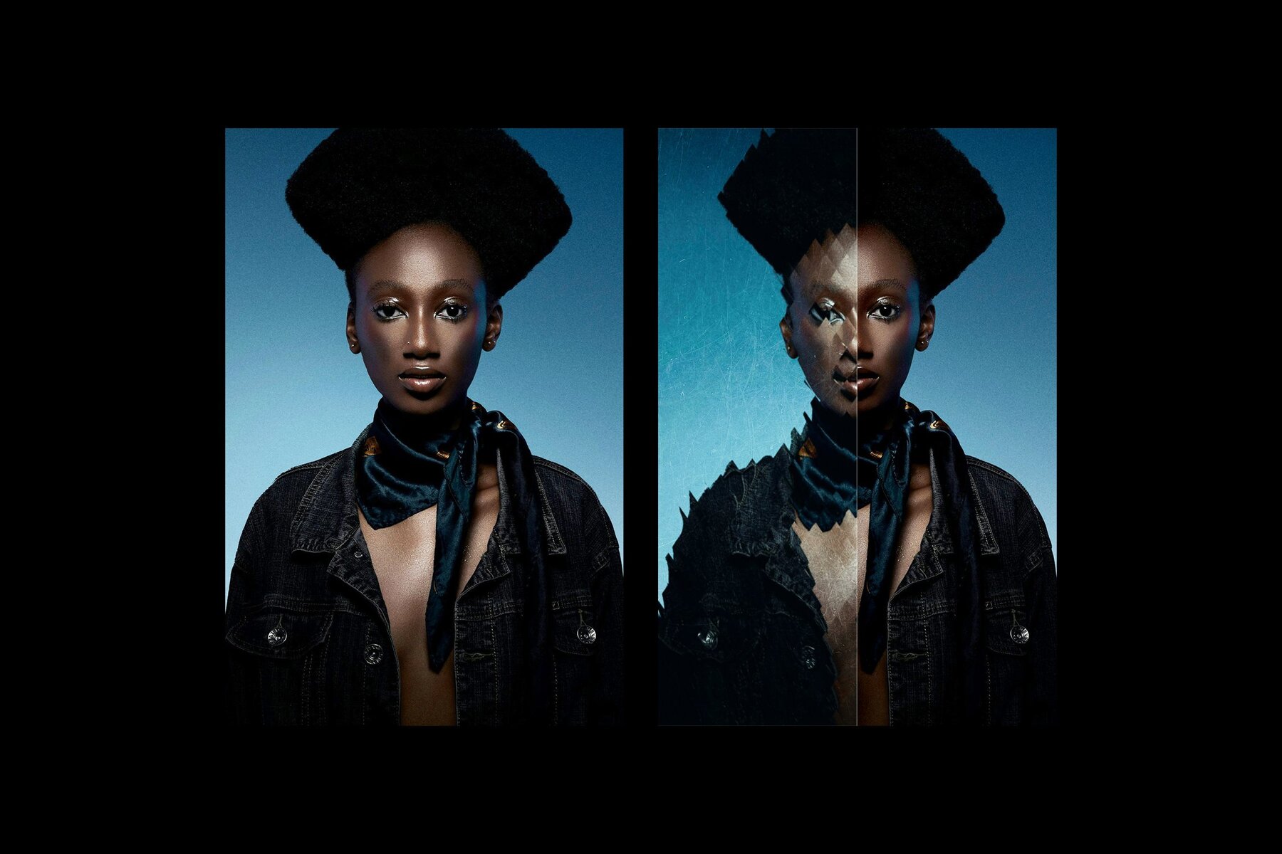 Patterned Glass Photo Effect 8