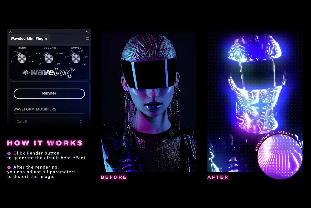 Waveloq Mini   CRT Photoshop Plugin 2