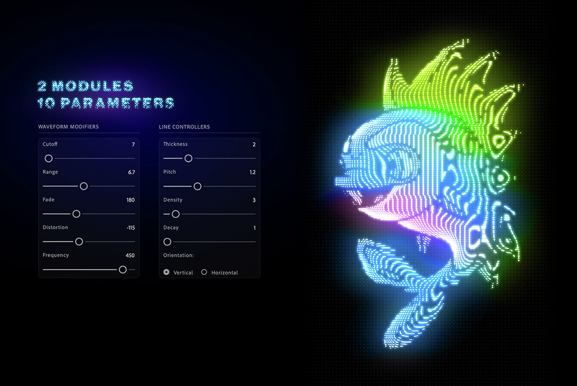 Waveloq Mini   CRT Photoshop Plugin 3