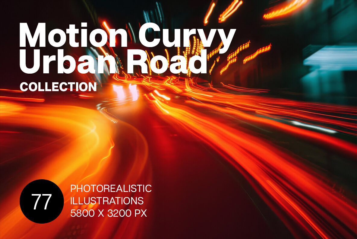 Motion Curvy Urban Road 1