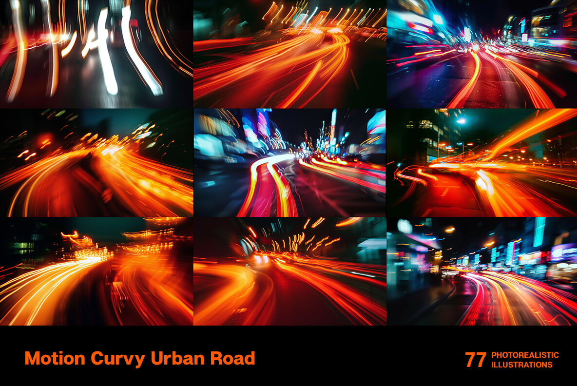 Motion Curvy Urban Road 5