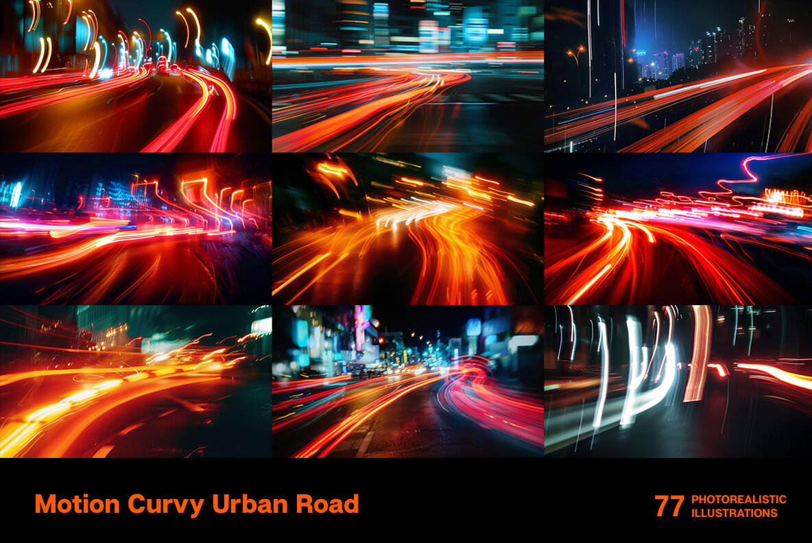 Motion Curvy Urban Road 6