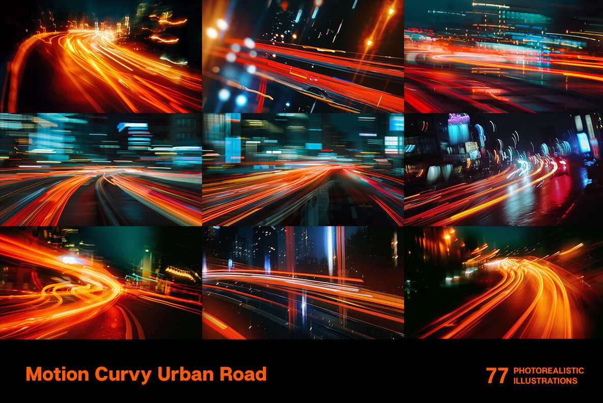 Motion Curvy Urban Road 7