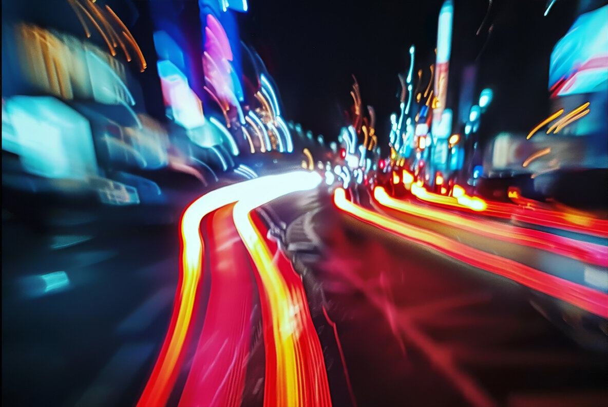 Motion Curvy Urban Road 11