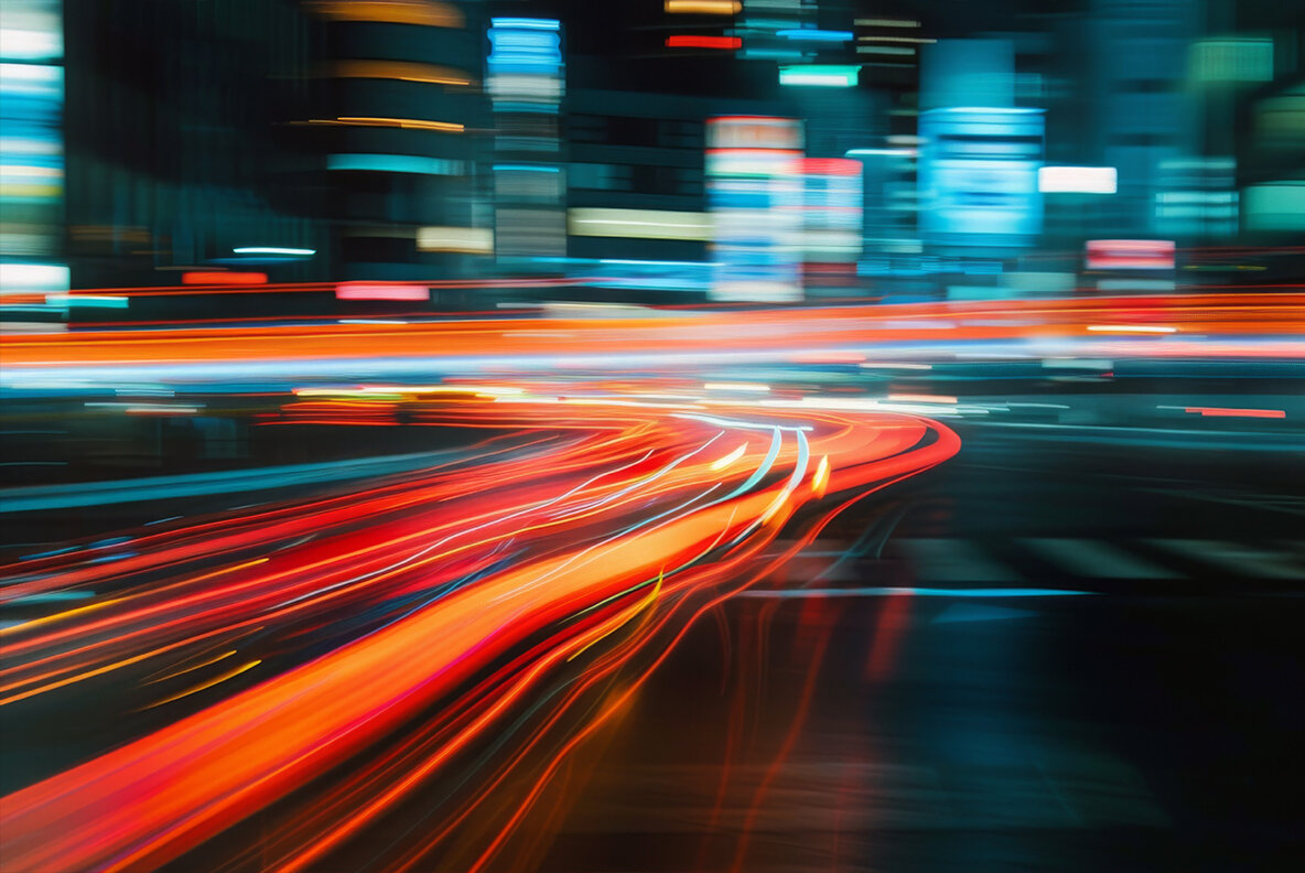 Motion Curvy Urban Road 12