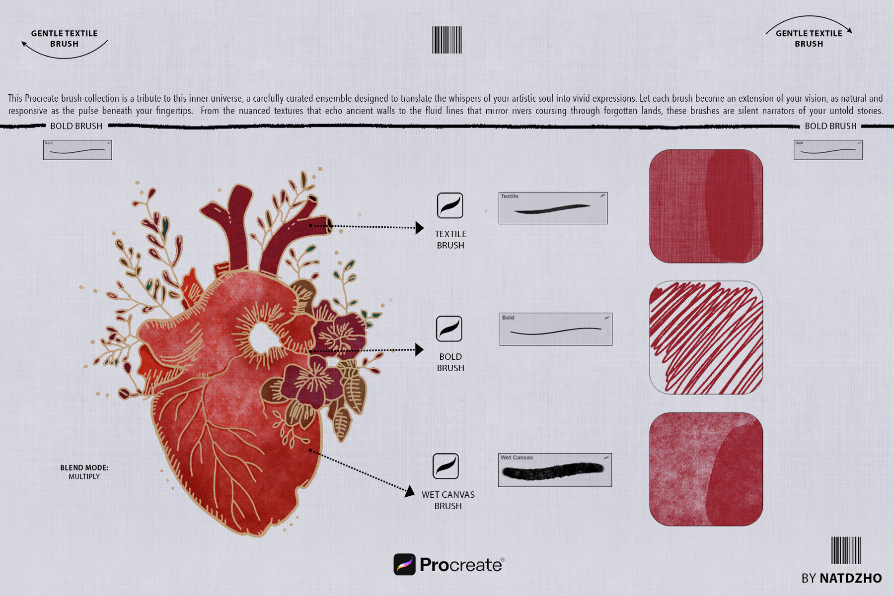Mixed Media Procreate Brushes 5