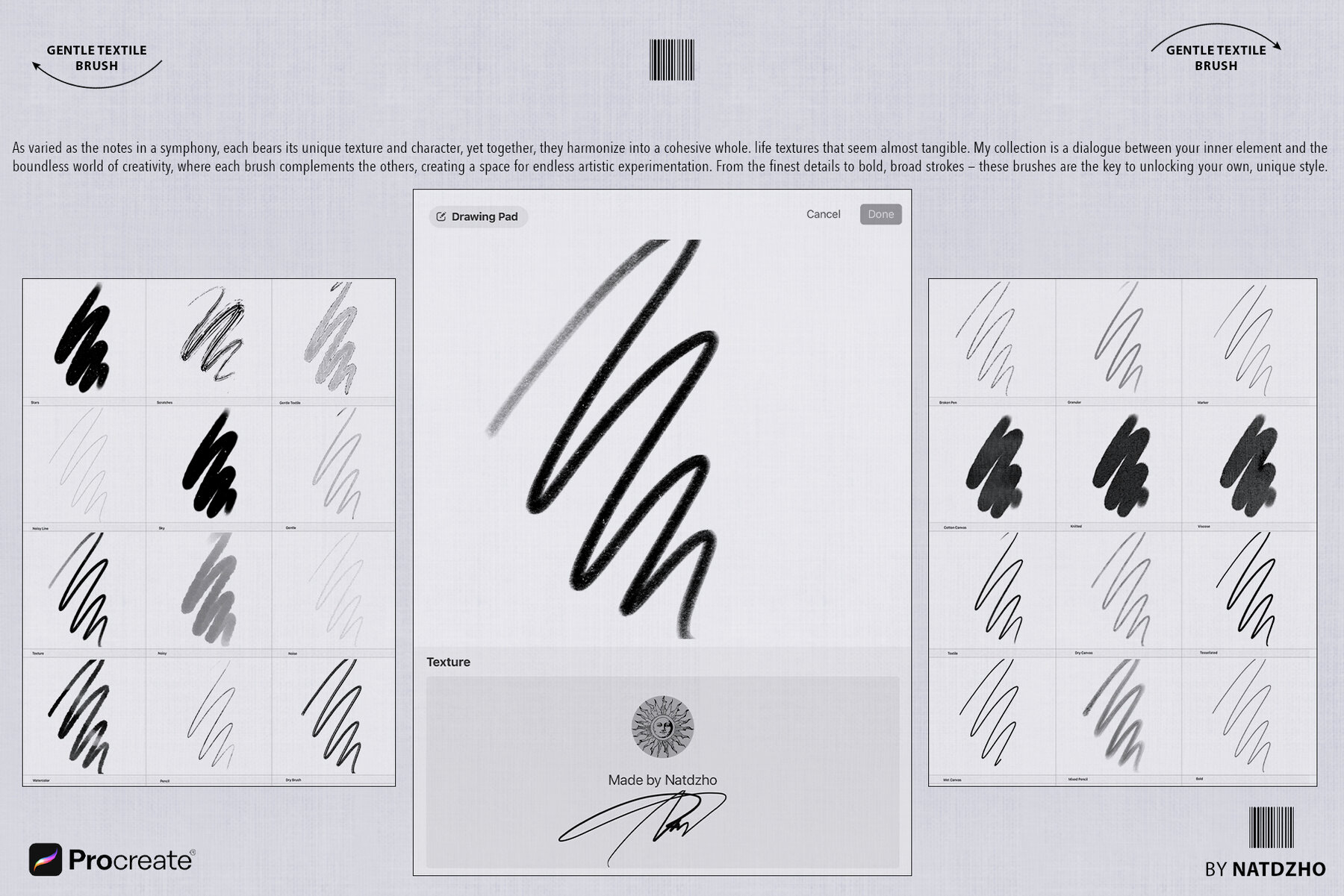 Mixed Media Procreate Brushes 7