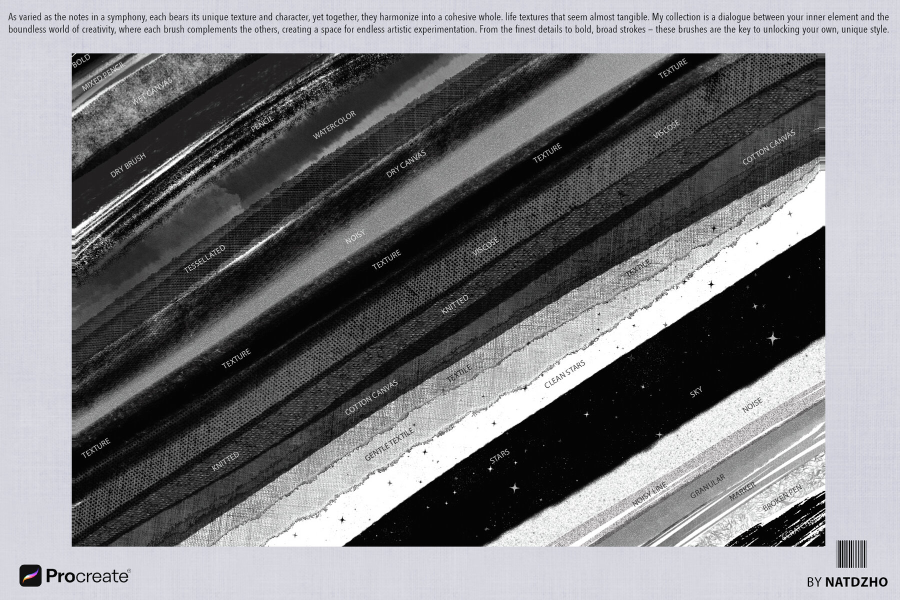 Mixed Media Procreate Brushes 9