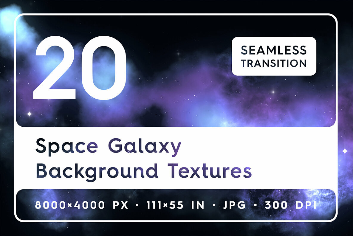 20 Space Galaxy Backgrounds Textures 1